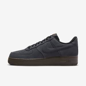 Nike Air Force 1 Muške Tenisice Bijele Tamno Čokoladne | NK591DQX