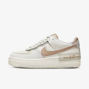 Nike Air Force 1 Shadow Ženske Tenisice Kaki Boja Svijetlo Bež | NK261MAR