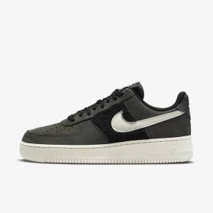 Nike Air Force 1 Ženske Tenisice Crne Svijetlo Bež | NK718REW