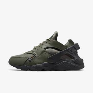 Nike Air Huarache Muške Tenisice Kaki Boja Crne Zlatne Kaki Boja | NK248HJA