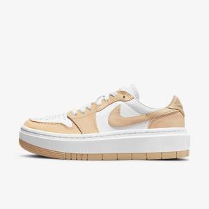 Nike Air Jordan 1 Elevate Low Ženske Jordan Tenisice Bijele Crne | NK542CMP