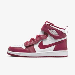 Nike Air Jordan 1 Hi FlyEase Muške Jordan Tenisice Crvene Bijele | NK870YHQ