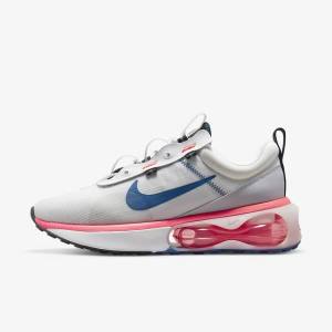 Nike Air Max 2021 Muške Tenisice Bijele Crvene Crne Plave | NK718KFC