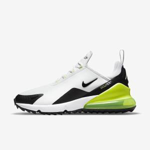 Nike Air Max 270 G Muške Cipele za golf Bijele Crne | NK628LXI