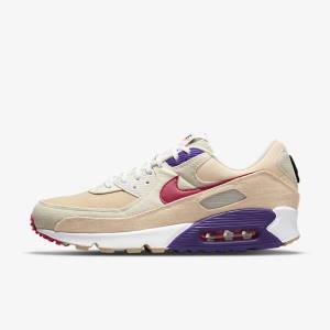 Nike Air Max 90 Muške Tenisice Roze | NK175LPJ