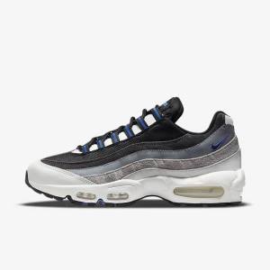 Nike Air Max 95 Muške Tenisice Crne Tamno Sive Plave | NK197WDG