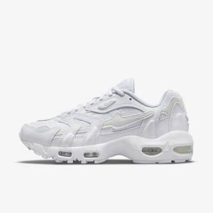 Nike Air Max 96 2 Ženske Tenisice Bijele Platine Metalne Srebrne Bijele | NK837AKQ