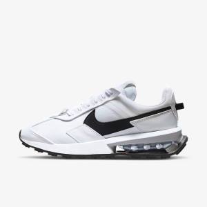 Nike Air Max Pre-Day Ženske Tenisice Bijele Metalne Srebrne Crne | NK237AIB