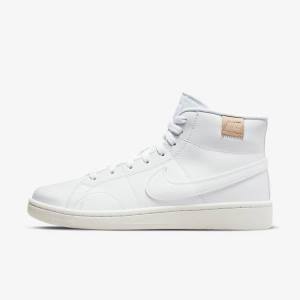 Nike Court Royale 2 Mid Ženske Tenisice Bijele | NK978LYH