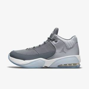 Nike Jordan Max Aura 3 Muške Jordan Tenisice Sive Bijele Sive | NK035HBK