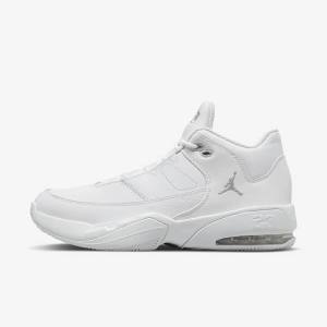 Nike Jordan Max Aura 3 Muške Jordan Tenisice Bijele Metalne Srebrne | NK139UEN