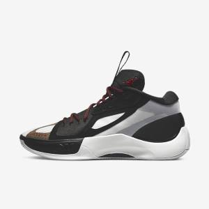 Nike Jordan Zoom Separate Muške Jordan Tenisice Crne Bijele Plave Sive Crvene | NK069OXC