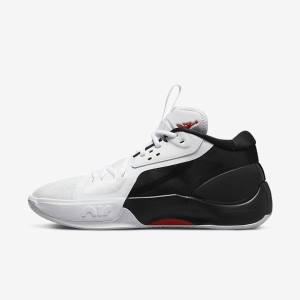 Nike Jordan Zoom Separate Muške Tenisice za košarku Crne Bijele Crvene | NK982FXR