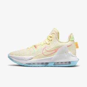 Nike LeBron Witness 6 Muške Tenisice za košarku Zelene Plave | NK068JDH