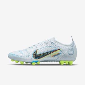 Nike Mercurial Vapor 14 Elite AG Artificial-Grounds Ženske Tenisice Za Nogomet Sive Svijetlo Plave Narančaste Plave | NK905SGY