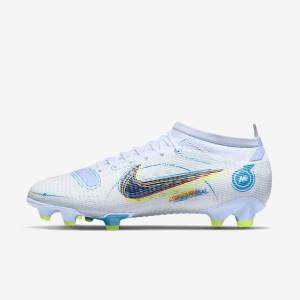 Nike Mercurial Vapor 14 Pro FG Firm-Ground Ženske Tenisice Za Nogomet Sive Svijetlo Plave Plave | NK971FOT