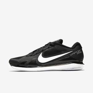 Nike NikeCourt Air Zoom Vapor Pro Hard-Court Muške Tenisice Za Tenis Crne Bijele | NK819UZA