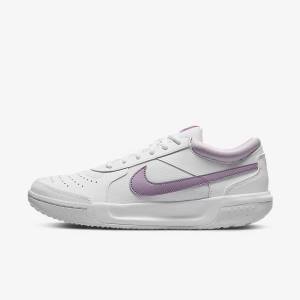 Nike NikeCourt Zoom Lite 3 Ženske Tenisice Za Tenis Bijele | NK219ACZ