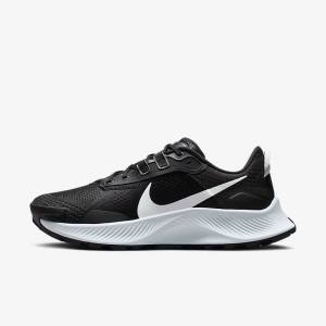 Nike Pegasus Trail 3 Trail Ženske Tenisice Za Trčanje Crne Tamno Sive Platine | NK196HKA