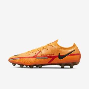 Nike Phantom GT2 Elite AG-Pro Artificial-Grass Muške Tenisice Za Nogomet Narančaste Svijetlo Crvene Crne | NK519ZQR