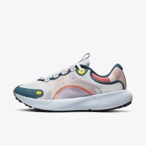 Nike React Escape Run Road Ženske Tenisice Za Trčanje Bijele Plave Crne Roze | NK037NJC