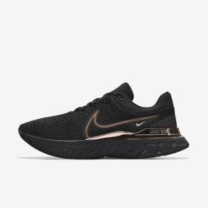 Nike React Infinity Run 3 By You Custom Road Muške Tenisice Za Trčanje Crne | NK190DER