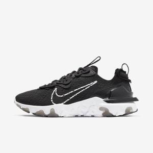 Nike React Vision Muške Tenisice Crne Bijele | NK690ECX