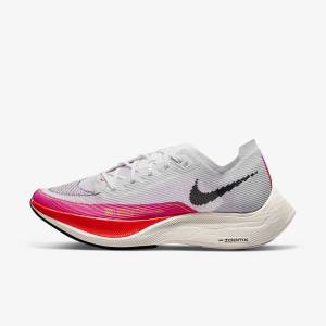 Nike ZoomX Vaporfly Next% 2 Road Racing Ženske Tenisice Za Trčanje Bijele Crne Crne | NK052AVD