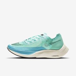 Nike ZoomX Vaporfly Next% 2 Road Racing Muške Tenisice Za Trčanje Bijele Metalne Srebrne Crne | NK743TQN