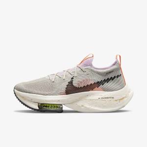 Nike Zoom Alphafly Next Nature Road Racing Muške Tenisice Za Trčanje Plave Sive Svijetlo Roze Svijetlo Krem Crne | NK210JEU